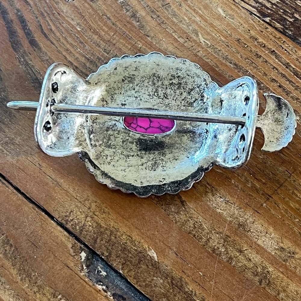 Aztec Boutique Bohemian Concho Hair Barrette - Picture 3 of 5